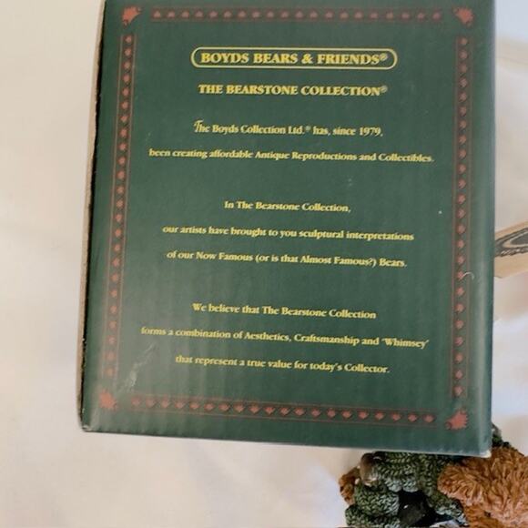 Boyds Bears "Lucky Liam End of the Rainbow" Bearstone Collection #227799 VTG - Picture 12 of 13